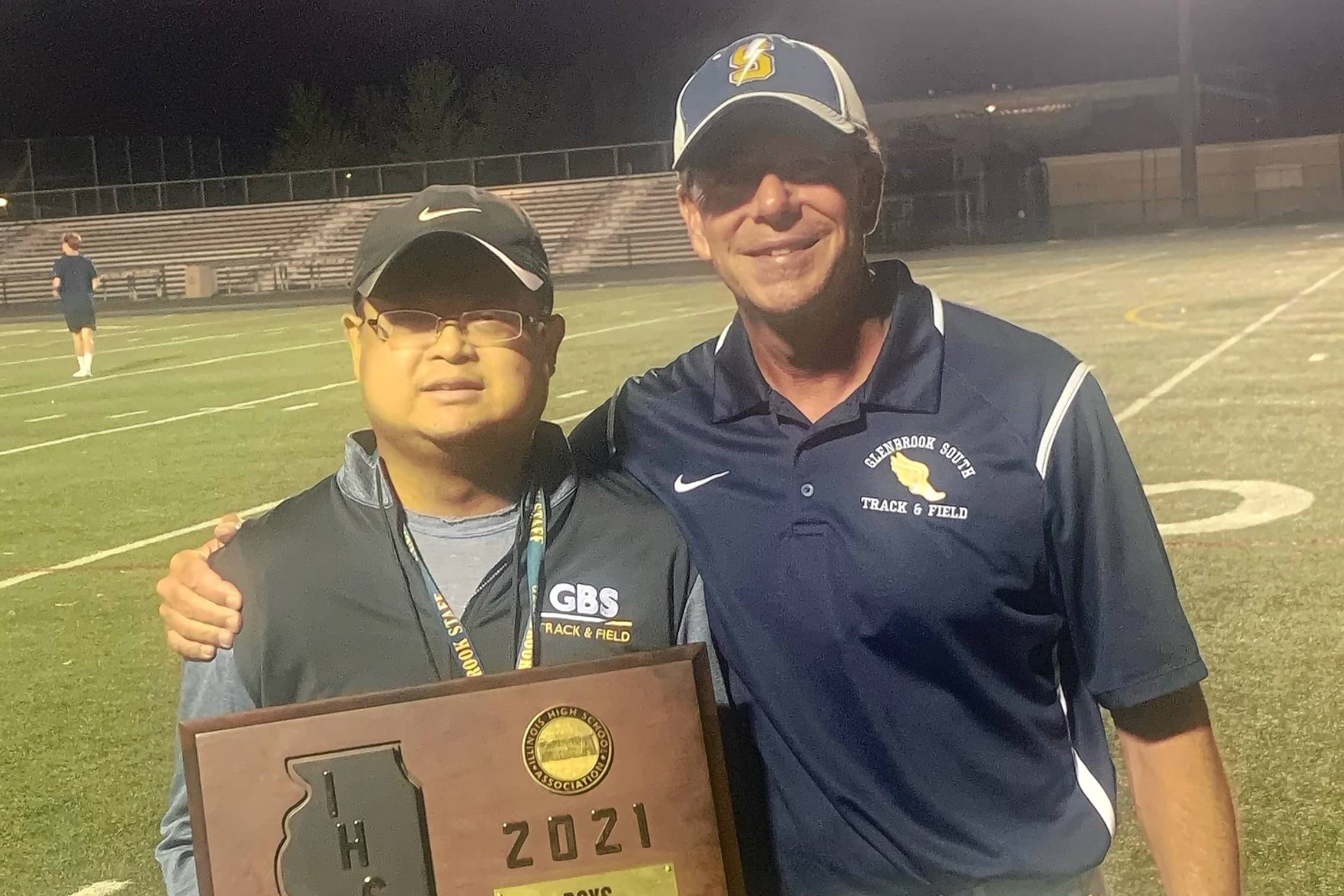 "Coach: Glenbrook South volunteer track coach remains dedicated despite life